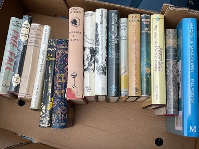 Lot 5198 - 20th century fiction, including Ian Fleming, Malcolm Lowry, Anthony Powell, Graham Greene, William Golding, all with dust jackets, including Jonathan Cape editions