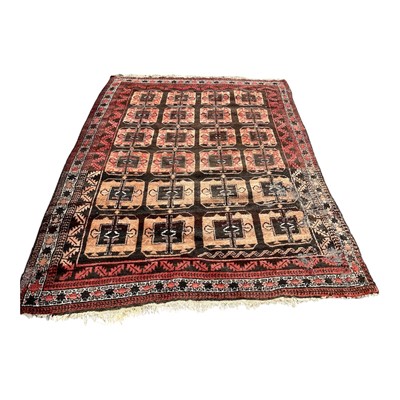 Lot 5202 - Two antique rugs (worn) 234cm x 167, 200cm x 126cm, together with another rug, 200cm x 119cm (3)