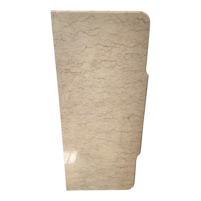 Lot 5424 - Two slabs of marble, 122cm x 52cm and 93cm x 53cm