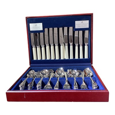 Lot 5260 - Three canteens of plated cutlery and some further loose flatware