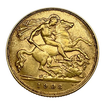 Lot 401 - G.B. - Gold ½ Sovereign Edward VII 1908 F (1 coin)