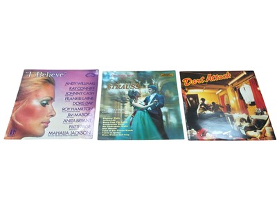 Lot 682 - Two boxes of LP records, various artists including The Showmen, The Detroit Girls, The Coasters, The Swallows etc.