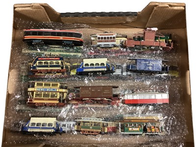 Lot 1769 - Large selection of loose plastic and Diecast Trams and Buses, approx. 200 (8 boxes).