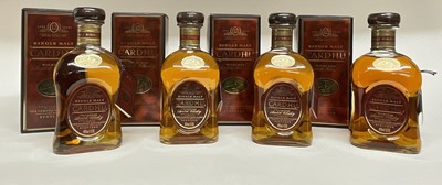 Lot 22 - Four bottles, Cardhu Single Malt Scotch Whisky, 12 years old, 40%., 1 litre, each in original card boxes