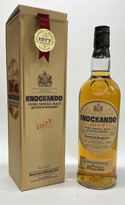 Lot 24 - Knockando Pure Single Malt Scotch Whisky, Season 1977, 40%., 70cl., in original card box