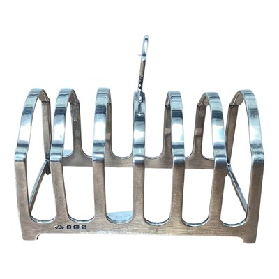 Lot 5090 - Silver toast rack