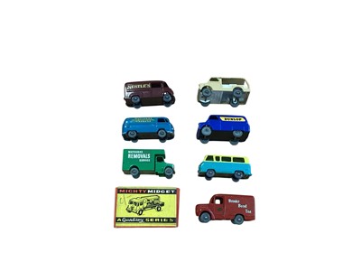 Lot 1781 - Lesney Matchbox Series 1-75 diecast cars & commercial vehicles. all loose (16), plus Benbros Compressor Wagon No.32 (1 box)