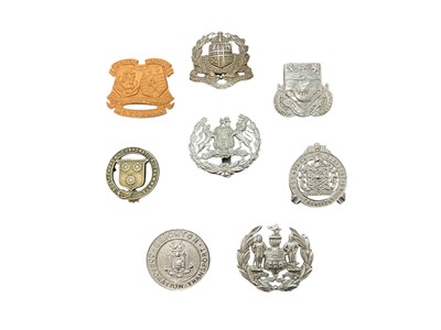 Lot Group of eight various transport badges to include Brighton Corporation Transport, Southampton Corporation Tramways, Bury Corporation Transport and others, (8).