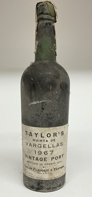 Lot 83 - One bottle, Taylor's 1967 Port, bottled 1970