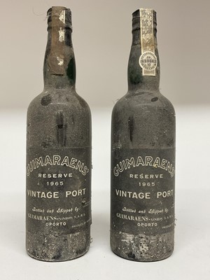 Lot 84 - Two bottles, Guimaraen's 1965 Port