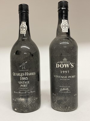 Lot 85 - Two bottles, Quarles Harris 1985 Port and Dow's 1997 Port