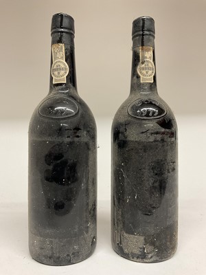 Lot 86 - Two bottles, Dow's 1975 Port, lacking labels