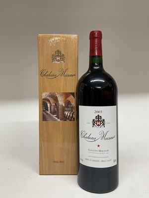 Lot 101 - Chateau Musar 2003, one magnum, in original card box