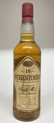 Lot 115 - One bottle, Auchentoshan Triple Distilled Scotch Whisky, 10 year old, 40%., 700ml.
