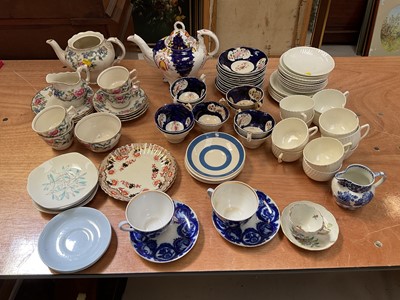 Lot 5068 - Group of teawares, including Royal Doulton Floradora, Gaudy Welsh, Herend cup and saucer