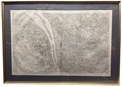 Lot 119 - 18th century engraved map by C. Aldring 'La Gironde Fleuve', No. 103. This map was created by the Cassini Family and is attributed to Cesar-Francois Cassini, published in 1783 as part of a natio...