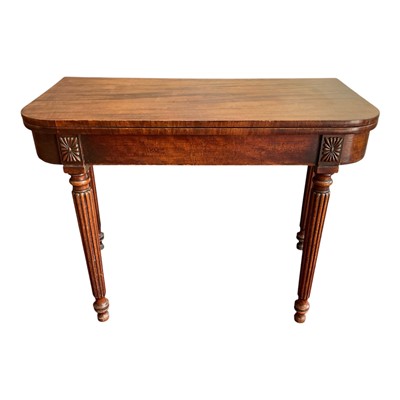 Lot 5334 - Regency mahogany tea table