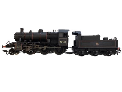 Lot Bachmann OO Gauge BR black early emblem tender locomotives including 2-6-0 Crab Class 42789, 0-6-0 Class J39 64841, 2-6-0 Ivatt Class 2MT 46462 and British Railways 0-6-0 Class C 31004 (4)
