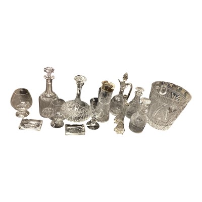 Lot 169 - Collection of cut glass, decanters etc