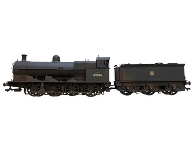 Lot Railway OO Gauge Kit BR black early emblem tender locomotives including 2-4-0 Class E4 62782, 0-6-0Class J17 64688, 0-8-0 Class G2A Super D 49106 and 0-6-0 Class J15 65447 (4)