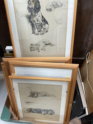 Lot 5200 - Large collection of dog themed prints