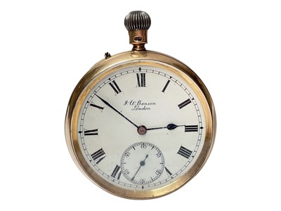 Lot 131 - Late Victorian 18ct gold cased J. W. Benson pocket watch (London 1899)