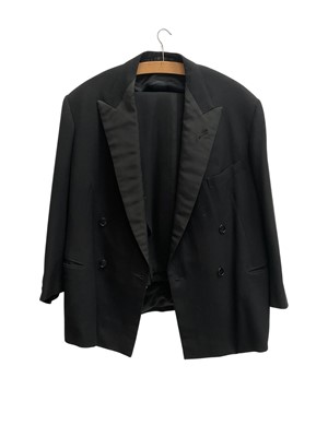 Lot 2570 - Gentlemen's 1960s black dinner suit and tailcoat plus lot of ladies' vintage wool jackets and suits.