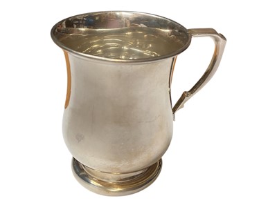 Lot 153 - Silver christening mug (Sheffield 1968)