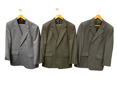 Lot 2574 - Two Roderick Charles men's 100% wool suits Size 42 short.