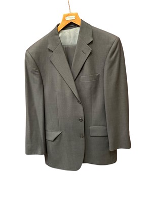 Lot 2576 - Hackett 2 piece suit blue/black 100% wool size 40 R.