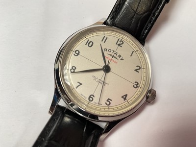 Lot 27 - Rotary Heritage Limited Edition self-winding wristwatch on original black leather strap