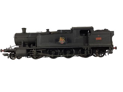 Lot Hornby OO Gauge BR early emblem tank engines including 2-6-2 green Class 61xx Prairie locomotive 5191, 2-6-2 black Class 61xx Prairie locomotive 7215 and 0-6-0 black J50 Class locomotive 68987 (...
