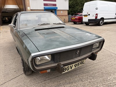 Lot 64 - 1973 Renault 15TS, 1565cc, finished in grey, reg. no. BGV 959L