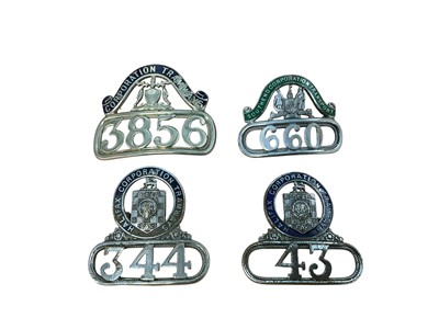 Lot Group of four transport badges comprising, two Halifax Corporation Tramways, Southend Corporation Transport and one other, (4).