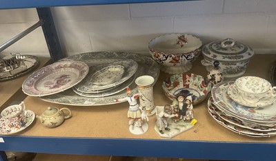 Lot 126 - Collection of transfer decorated wares, and other decorative china