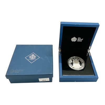 Lot 464 - G.B. - Royal Mint silver proof 5oz Ten Pound coin commemorating The Queens Diamond Jubilee 2012 (N.B. In case of issue with Certificate of Authenticity) (1 coin)
