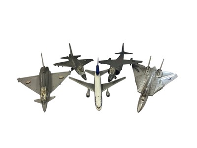Lot 1820 - Diecast military aircraft in boxes (x36) plus loose planes (x11) (1 box)