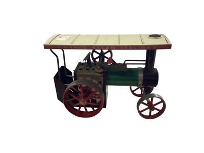 Lot 1822 - Mamod TE1A live steam tractor (no burner or control rod), loose (1)