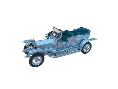 Lot 1885 - Franklin Mint 1:24 scale precision diecast model 1907 Rolls Royce Silver Ghost, with original packaging ( not sealed) (1)
