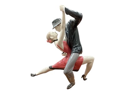 Lot 2226 - Impressive Lladro limited edition porcelain figure group - Passionate Tango, numbered 1689/3000, boxed