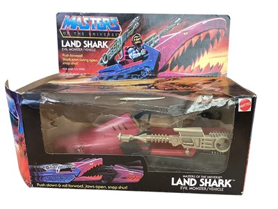 Lot 1924 - Mattel (c1984) Masters of the Universe Land Shark evil monster vehicle featuring opening jaws, boxed (not sealed side flap open & part rear graphics missing) No.7892 (1)
