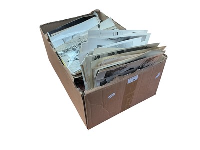 Lot 1114 - Collection of assorted photographs to include motoring and aviation related, (1 box).
