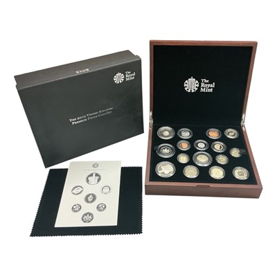 Lot 467 - G.B. - Royal Mint premium proof coin collections to include 2012, 2013, 2014 & 2016 (N.B. All cased with Certificates of Authenticity) (4 coin sets)