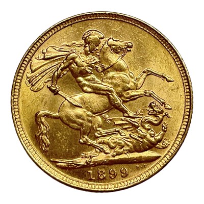 Lot 473 - G.B. - Gold Sovereign Victoria OH 1899M GVF (1 coin)