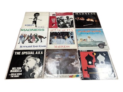 Lot 2752 - 100 45s including The Beat, Madness, Horace Faith, Max Romeo, The Jam, Special AKA, Selector, Symbols, Equals, Donovan Kingjay, Derek Harriot, Specials and Happy Junior, etc. Vinyl appea...