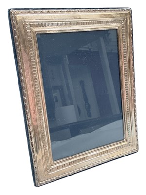 Lot 179 - Contemporary silver Carr's photograph frame of rectangular form (Sheffield 1993), 22.5 x 17.5cm overall, boxed