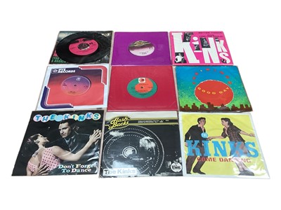 Lot 2755 - 150 45s including The Kinks (over 25), David Garrick, Françoise Hardy, Al Saxon, Johnny Kidd and the Pirates, Ivy League, The Eagles (UK version), Gerry and the Pacemakers, Chris Farlowe...