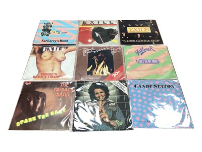Lot 2761 - 180 45s including Fat Larry's Band, Candi Staton, Galazy, Disco Orchestral, Fatback Band, Sylvester, A Taste of Honey, Rose Royce, En Vogue, Eruption, Earth, Wind and Fire and The Emoti...