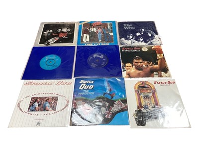 Lot 2762 - 150 45s including The Who (over 20), Status Quo (over 60), Cat Stevens, Georgie Fame, Billy Fury, Frank Ifield, The Scaffold, etc. Vinyl appears mostly Ex and is poly sealed.