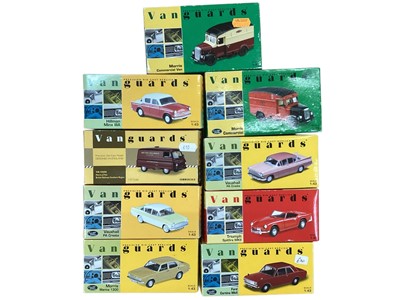 Lot 1898 - Corgi Vanguards & Oxford 1:43 scale diecast model vehicles, boxed, approx 40 (2 boxes)